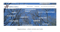 Desktop Screenshot of hippocampus.se