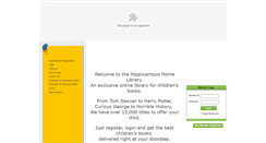 Desktop Screenshot of homelibrary.hippocampus.in