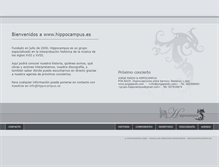 Tablet Screenshot of hippocampus.es